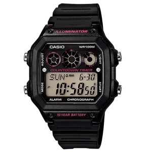 بهترین قیمت ساعت مچی دیجیتال کاسیو مدل AE-1300WH-1A2VDF